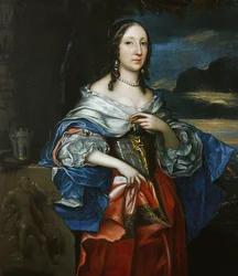 Portrait of a lady thought to be Elizabeth Claypole