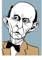 Arnold Schoenberg, caricature