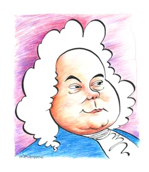 George Frideric Handel - caricature