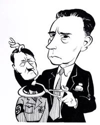 John Heartfield, caricature with Adolf Hitler