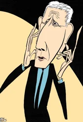 Jonathan Miller - caricature