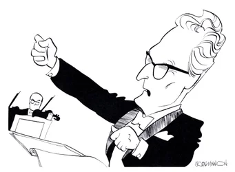 Otto Klemperer, caricature