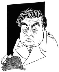 Tony Hancock, caricature by John Minnion