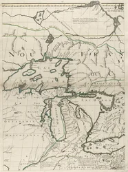 A map of the British and French dominions in America, 1756