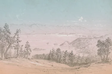 Flathead Lake, Looking Toward the South