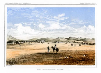 Fort Owen, Flathead Village, USA, 1856
