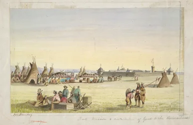 Fort Union & Distribution of Goods to the Assiniboins