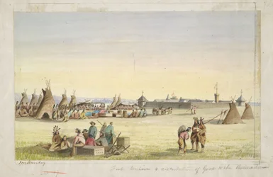 Fort Union and Distribution of Goods to the Assiniboins