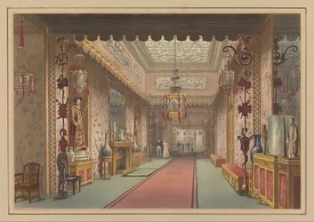 Chinese Gallery As It Was, Plate XV in Illustrations of Her Majesty