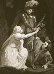 The Seizing of Mortimer, engraved by J. Fittler, illustration from David Hume