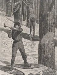 Lumbering in Winter Every Saturday, Vol. II, New Series