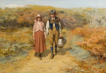 To the Fields I Carried Her Milking Pails