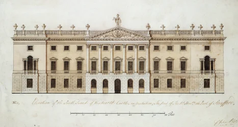 Wentworth Castle, design for the south front, c.1760