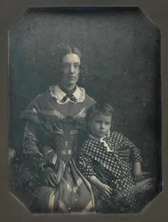 Elizabeth Bakewell James and Her Son, Frank B. James, ca. 1846