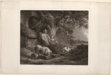 Peasant and Pigs