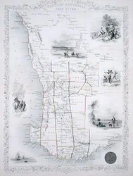 Western Australia, from a Series of World Maps published by John Tallis & Co., London & New York