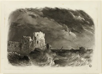 Ruined Castle by the Sea