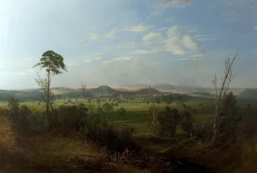 View of Nottingham from Wilford