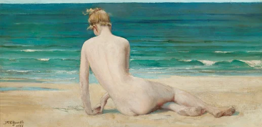 Nude Seated on the Shore, 1888