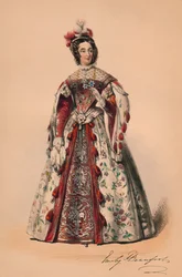 Emily Duchess of Beaufort in costume for Queen Victoria