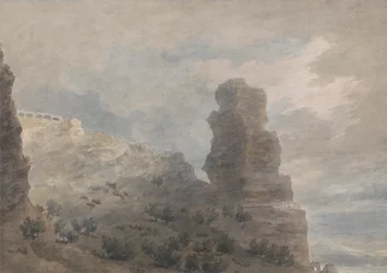 A View from the Inn at Terracina