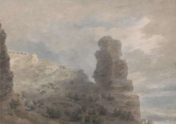 A View from the Inn at Terracina