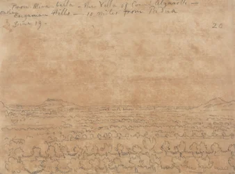 From Mirabella, the Villa of Count Algarotti on the Euganean Hills