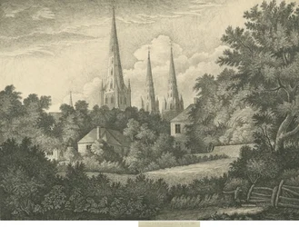 Lichfield Cathedral - North East View