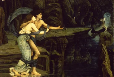 Orpheus and Eurydice on the Banks of the River Styx