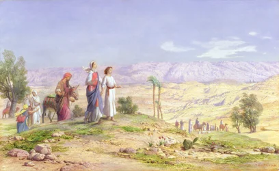 The Holy Family Approaching Jerusalem from Nazareth