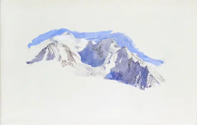 Mont Blanc from Saint-Martin-sur-Arve, October 1874