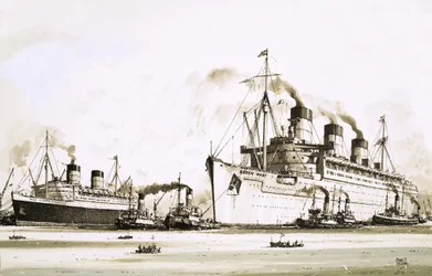 The Queen Elizabeth and Queen Mary