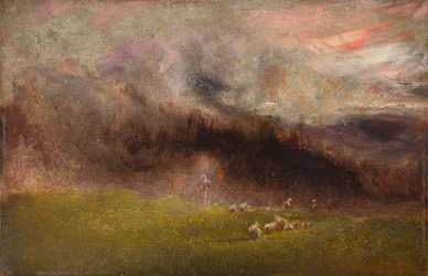 Sheep in a Storm