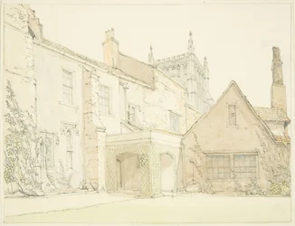 South Front Prebendal House in Lower College Green