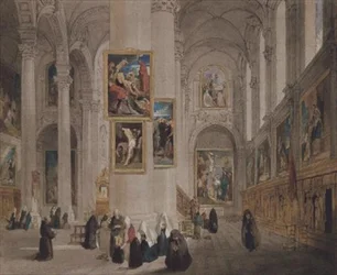 Interior of a Church at St. Rombaut Malines