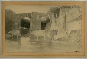 Bridge and Cows