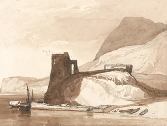 Coast Scene with a Castle