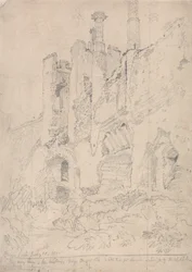 Framlingham Castle, Suffolk: Part of Ruined Interior