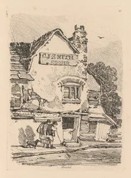 Liber Studiorum: Plate 41, House at Bristol, 1838