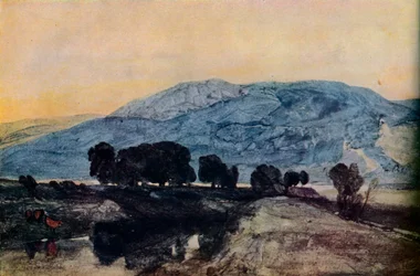 Rocky Landscape, Sunset