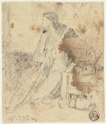 Sketch of Actor Sitting