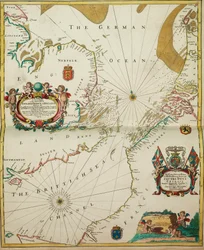 A New Map of the Sea Coasts of England, France and Holland
