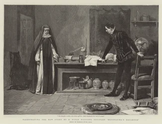 Illustrating the new Story by H Rider Haggard, entitled Montezuma