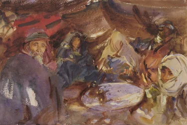 Arab Gypsies in a Tent, 1905-06