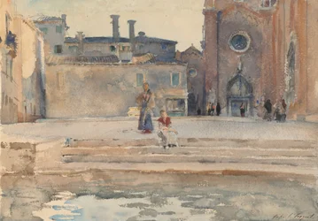 Campo dei Frari, Venice, c. 1880