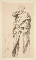 Draped Standing Figure
