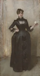 Lady with the Rose (Charlotte Louise Burckhardt), 1882