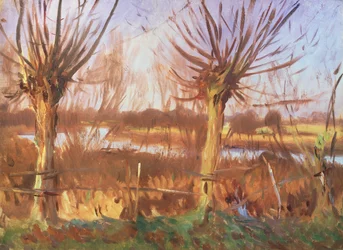 Landscape with trees, Calcot-on-the-Thames