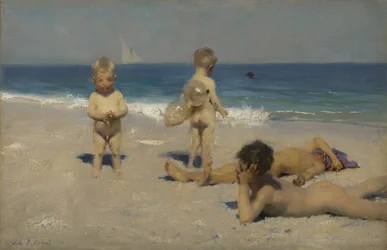 Neapolitan Children Bathing, 1879