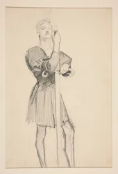 Standing Figure with a Spear